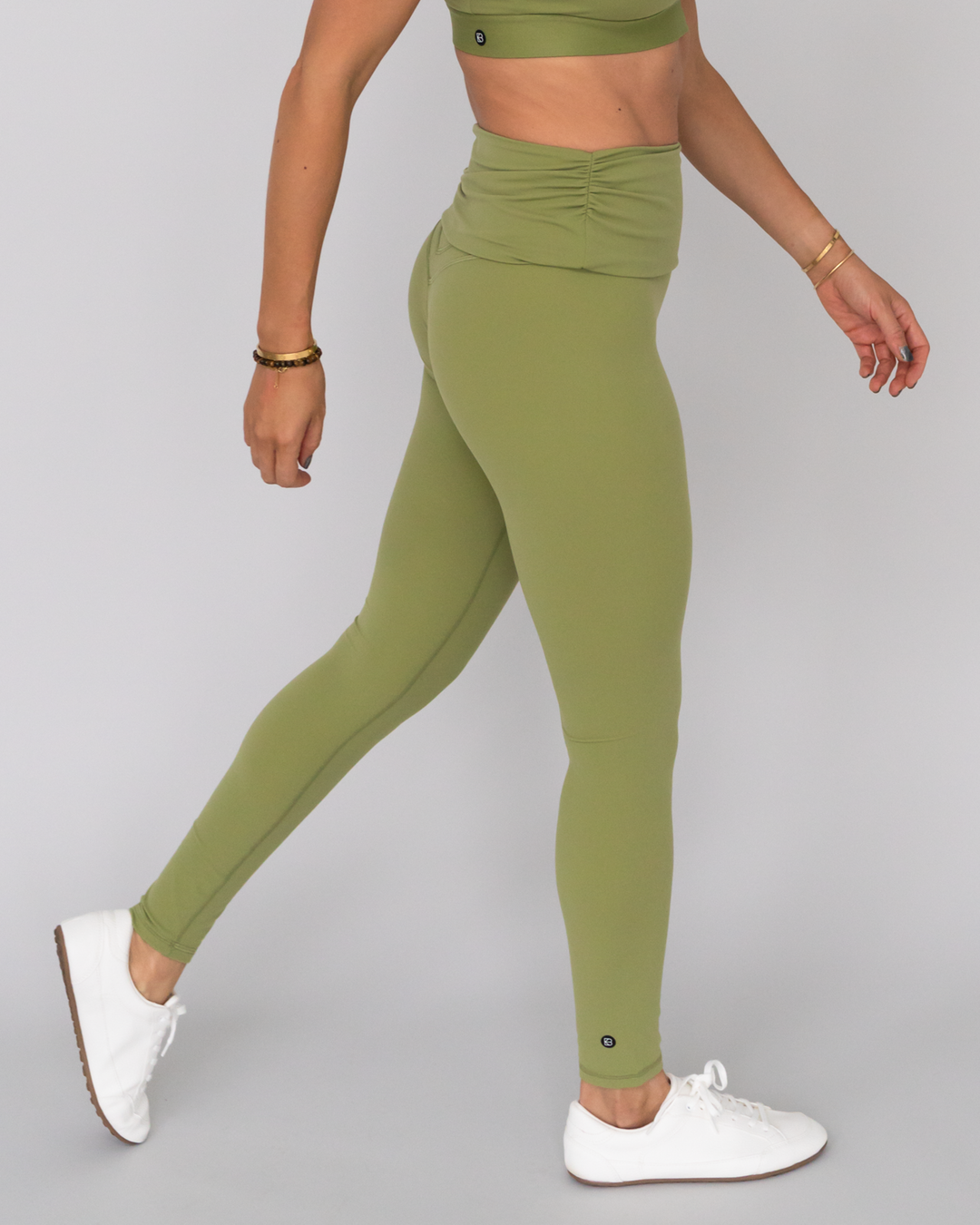 Second Skin Leggings mit faltbarem Bund