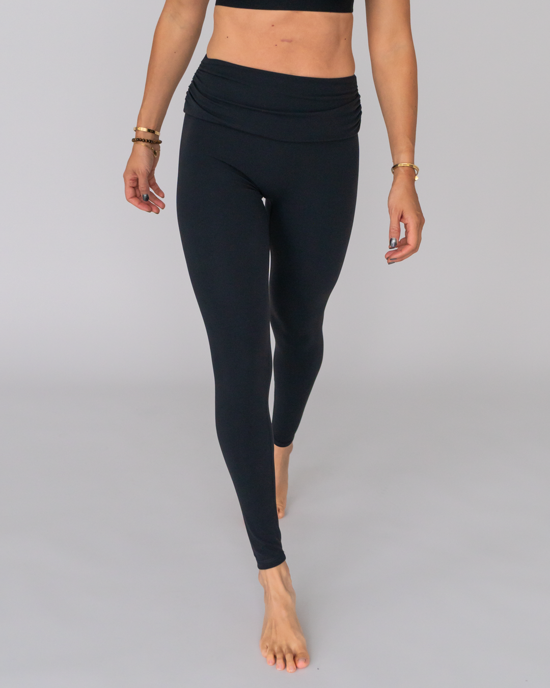 Second Skin Leggings mit faltbarem Bund