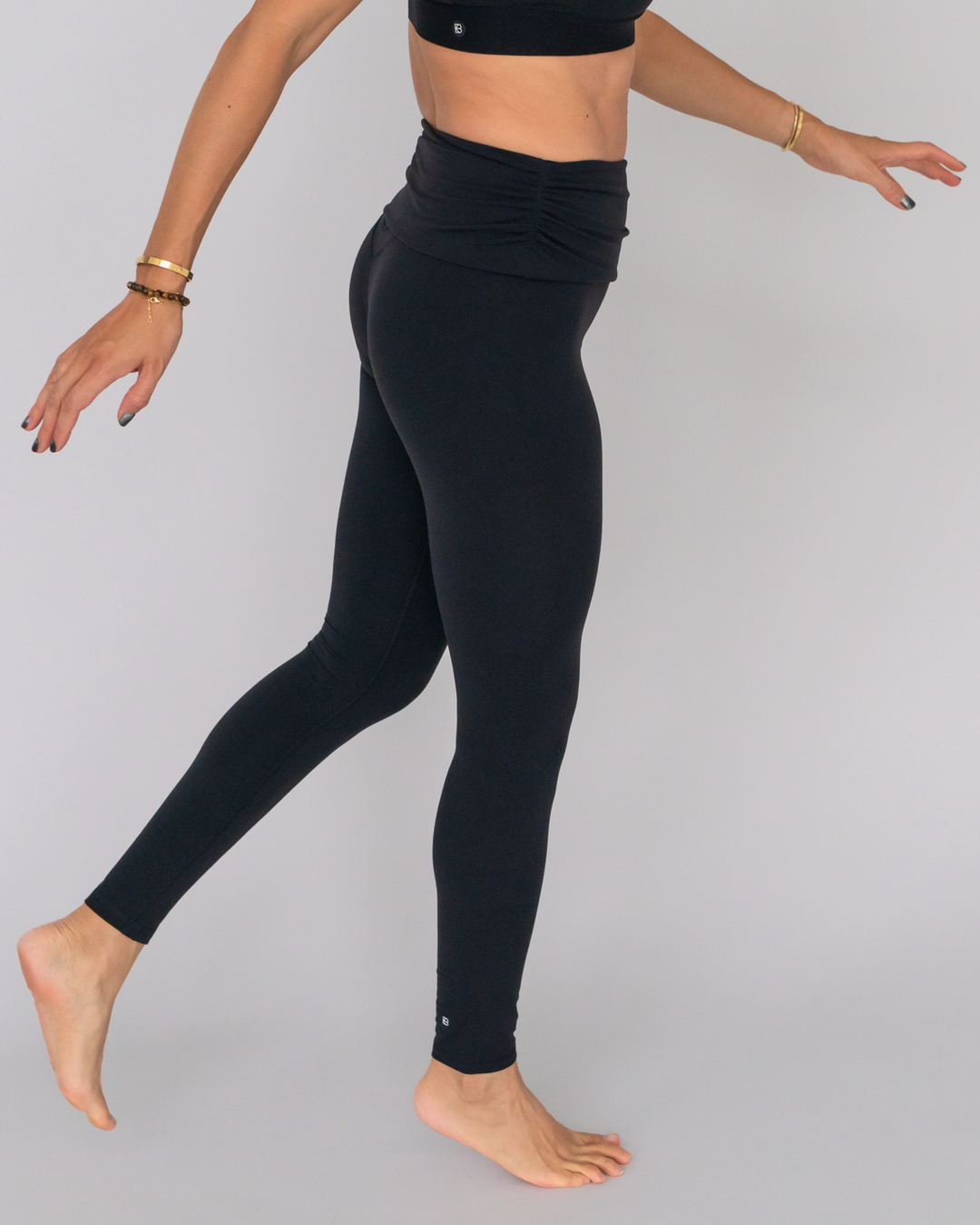Second Skin Leggings mit faltbarem Bund