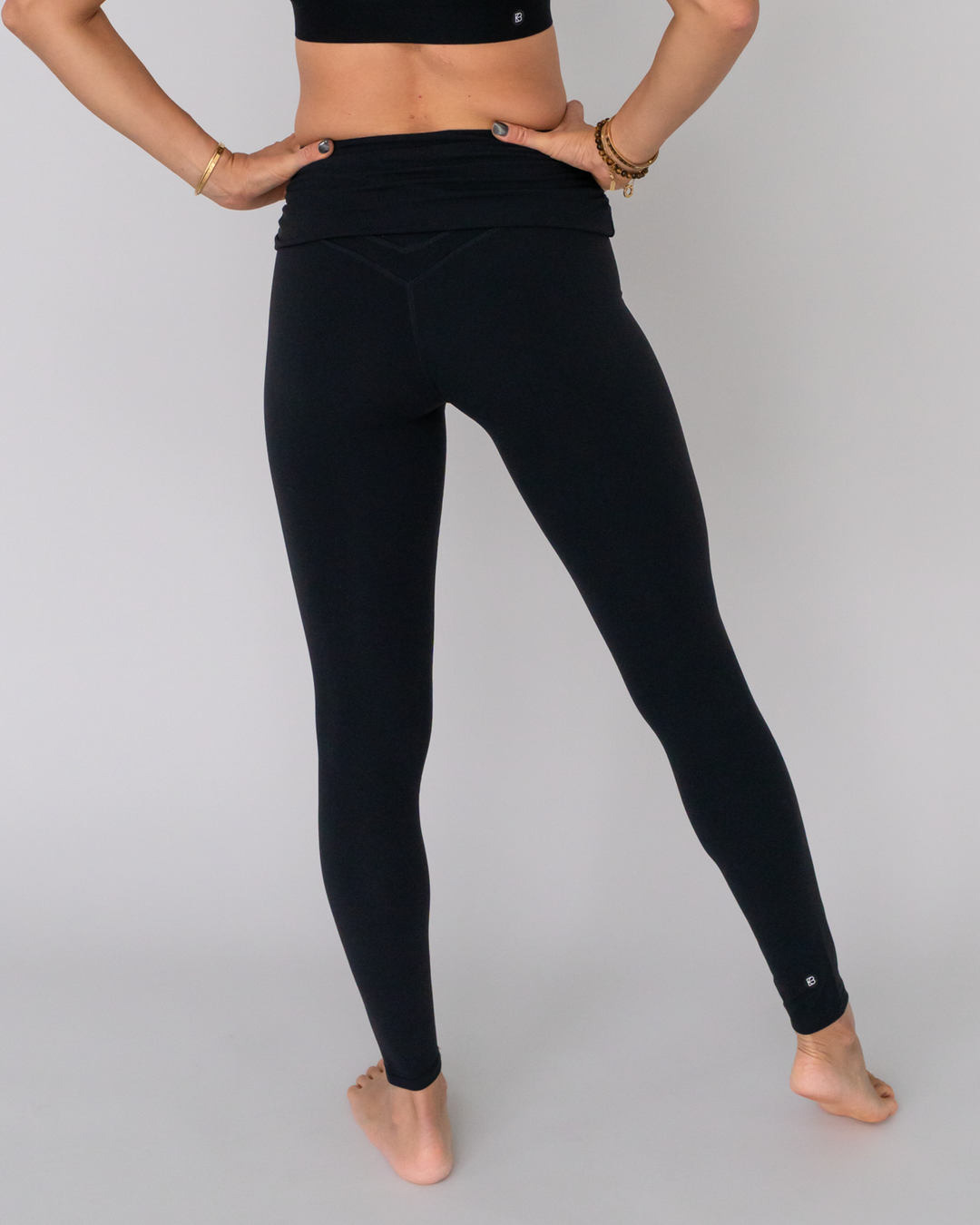 Second Skin Leggings mit faltbarem Bund