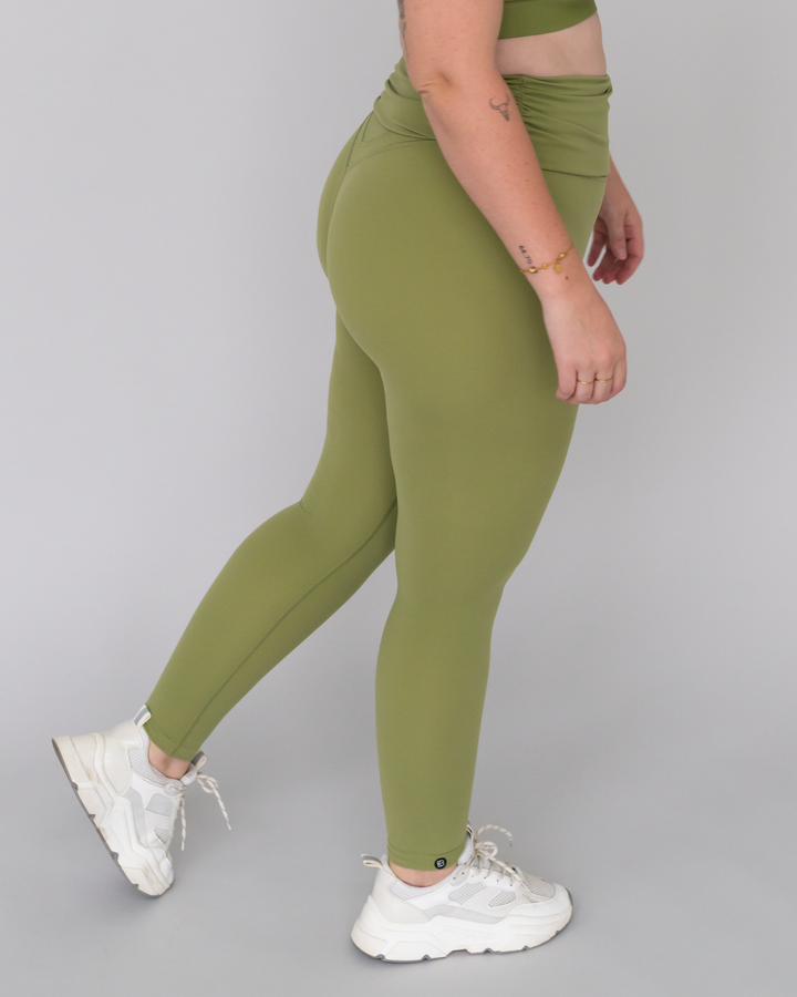 Second Skin Leggings mit faltbarem Bund