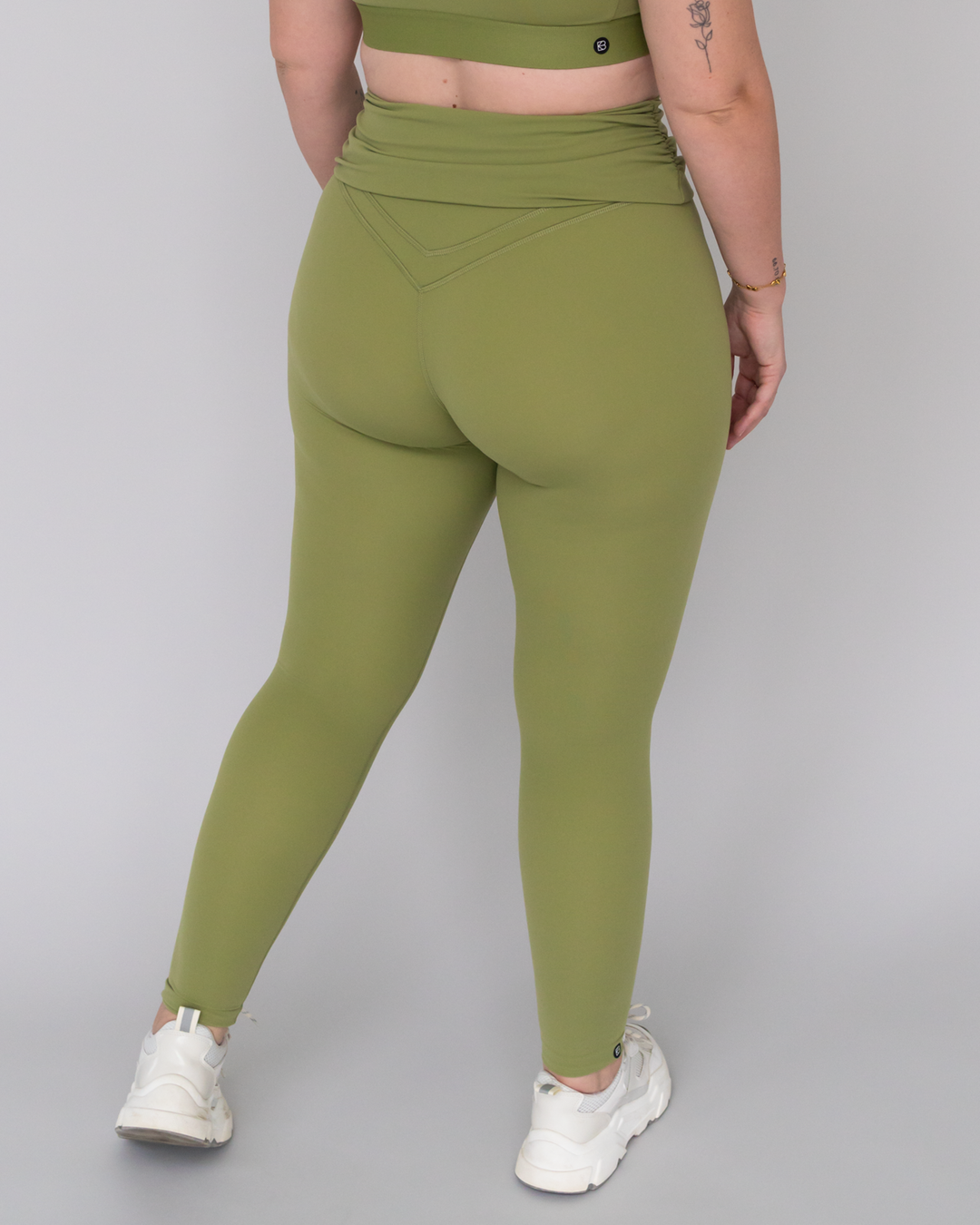 Second Skin Leggings mit faltbarem Bund