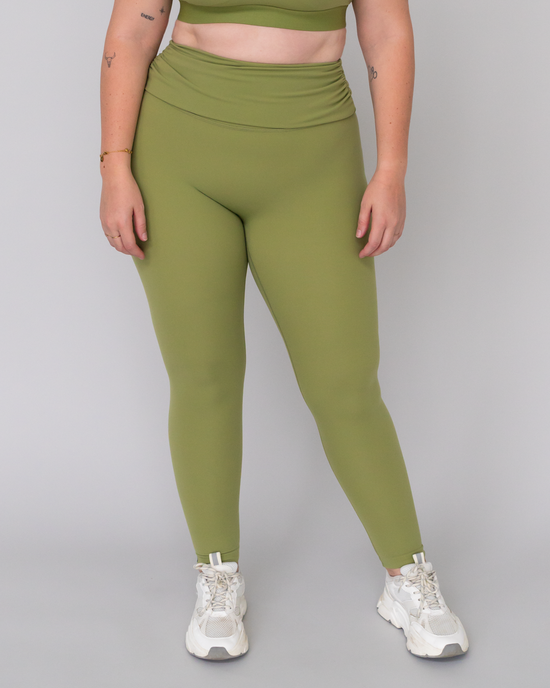 Second Skin Leggings mit faltbarem Bund