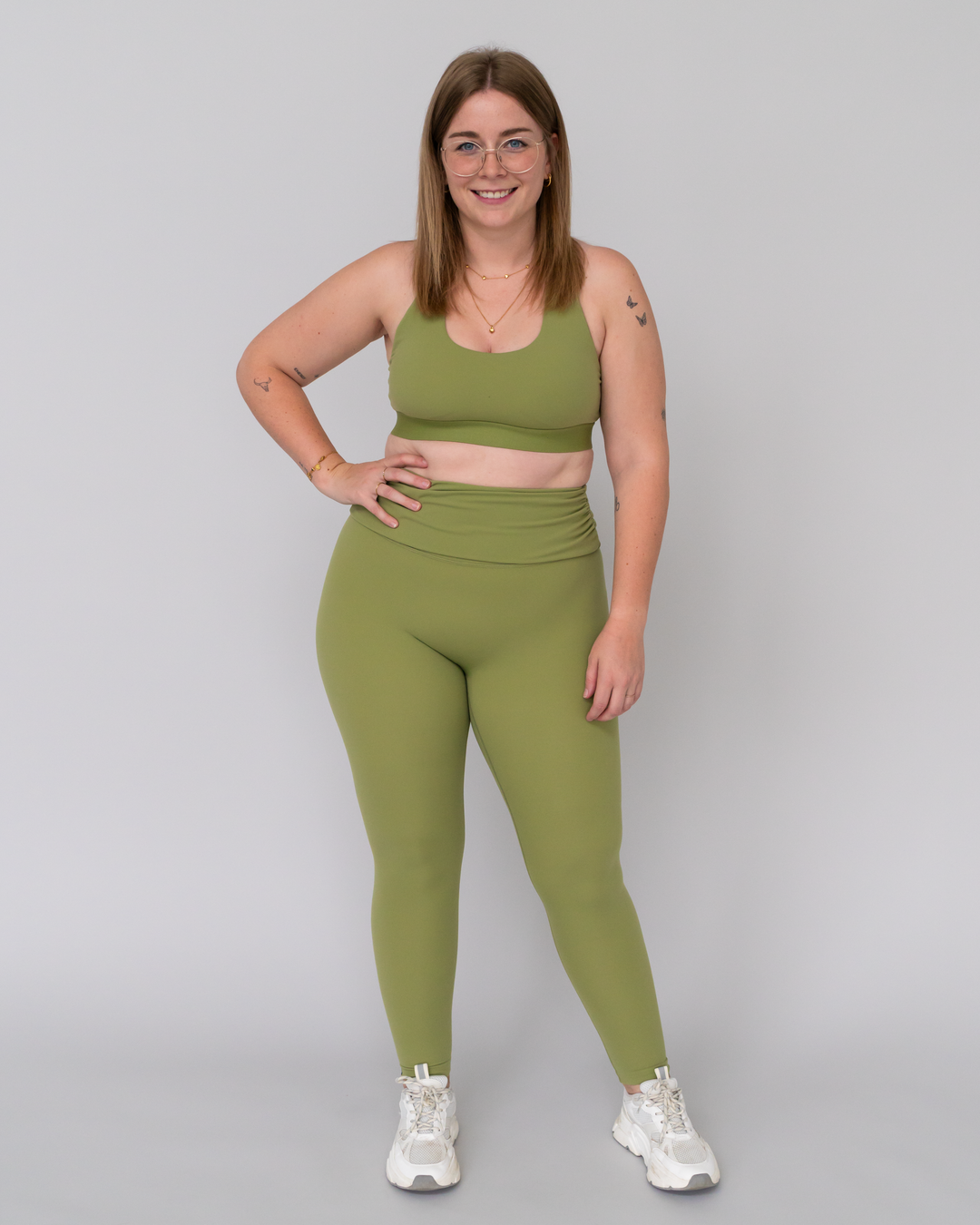 Second Skin Leggings mit faltbarem Bund