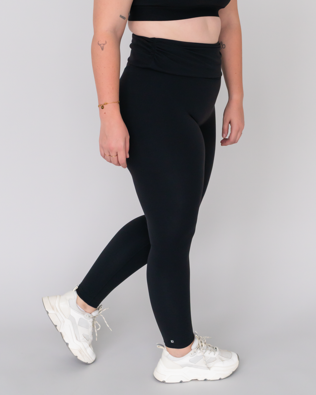 Second Skin Leggings mit faltbarem Bund