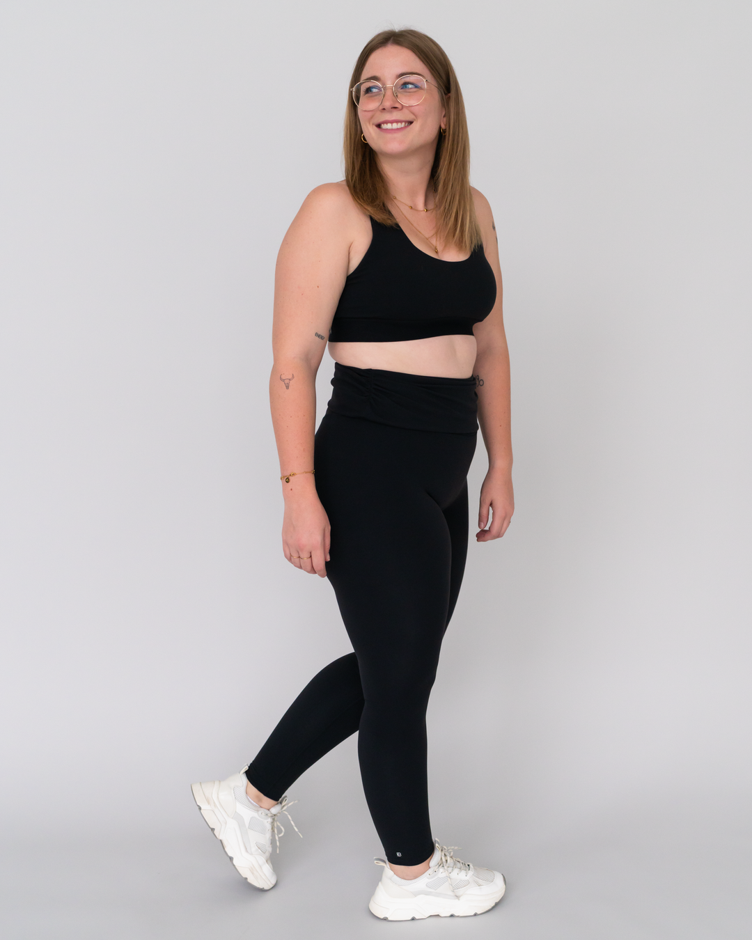 Second Skin Leggings mit faltbarem Bund