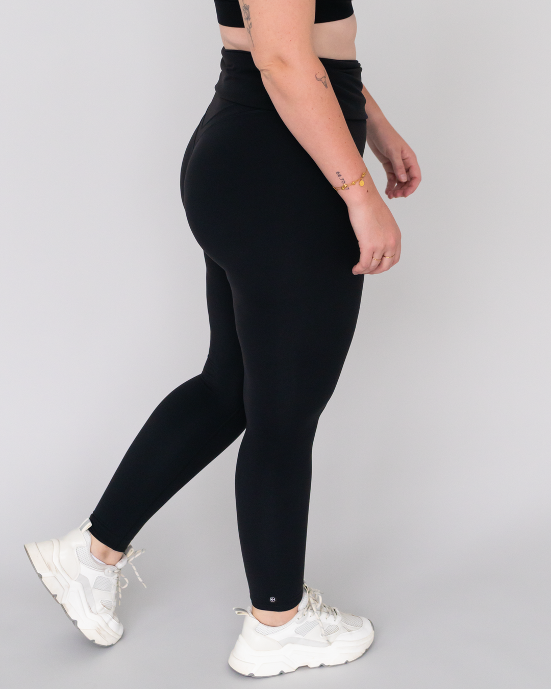 Second Skin Leggings mit faltbarem Bund