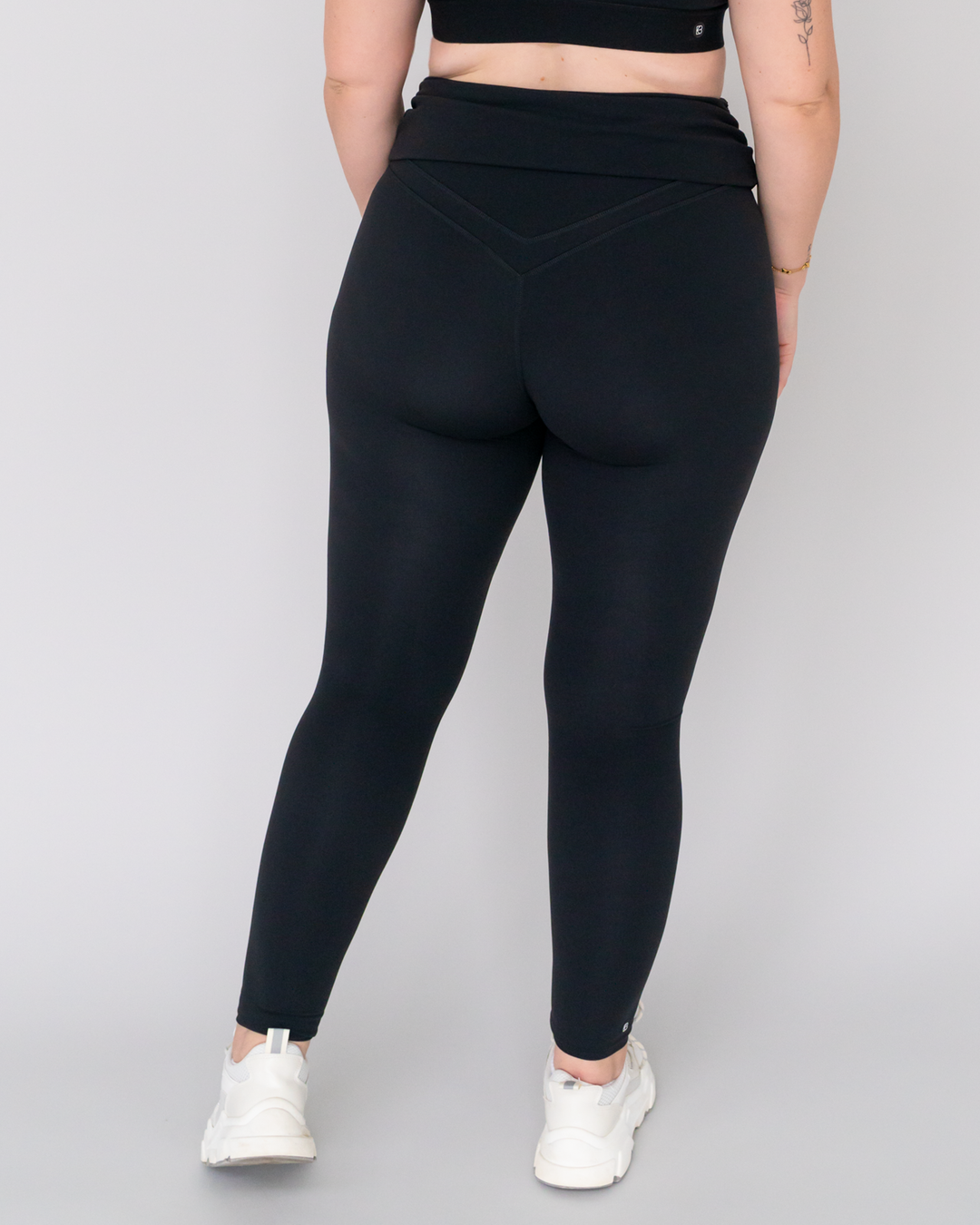 Second Skin Leggings mit faltbarem Bund
