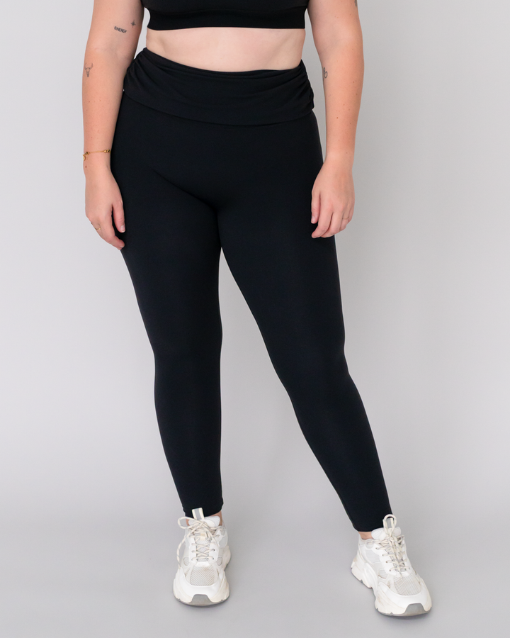 Second Skin Leggings mit faltbarem Bund