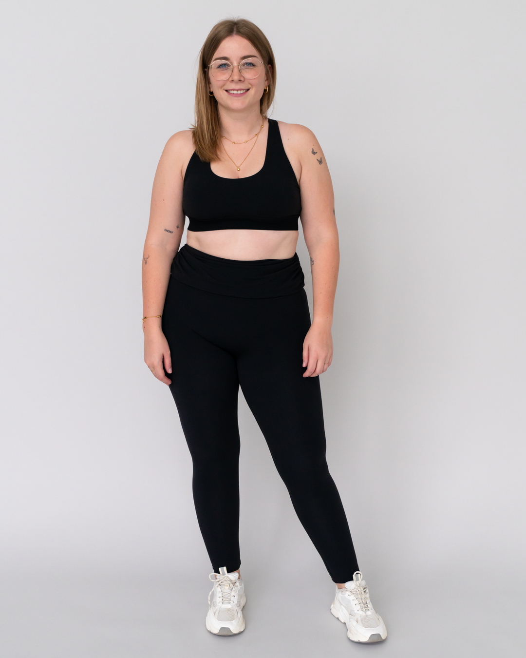 Second Skin Leggings mit faltbarem Bund
