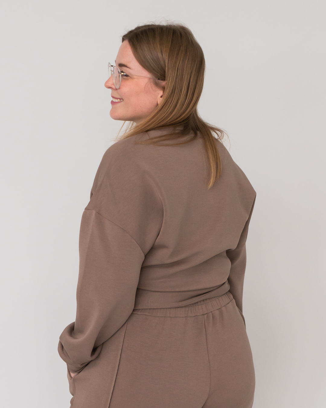 Butter Soft Modal Cropped Pullover (zum binden)