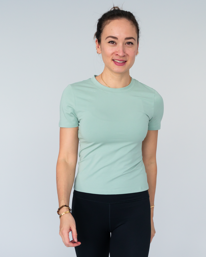 Premium Basic Cropped Shirt