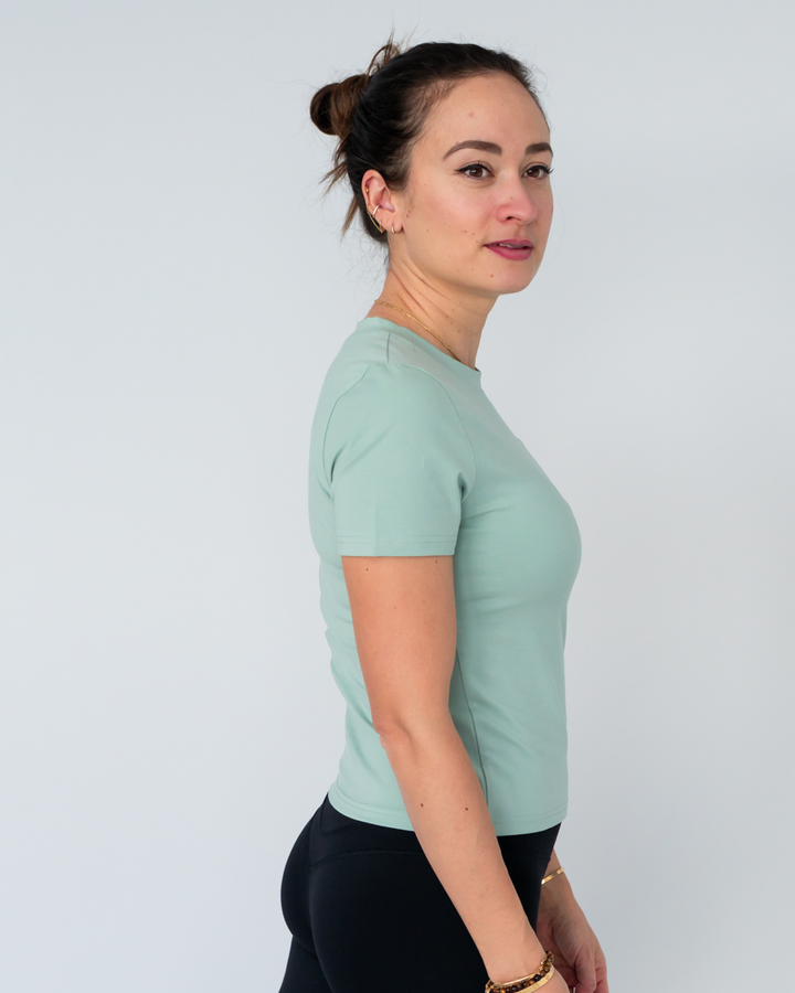 Premium Basic Cropped Shirt