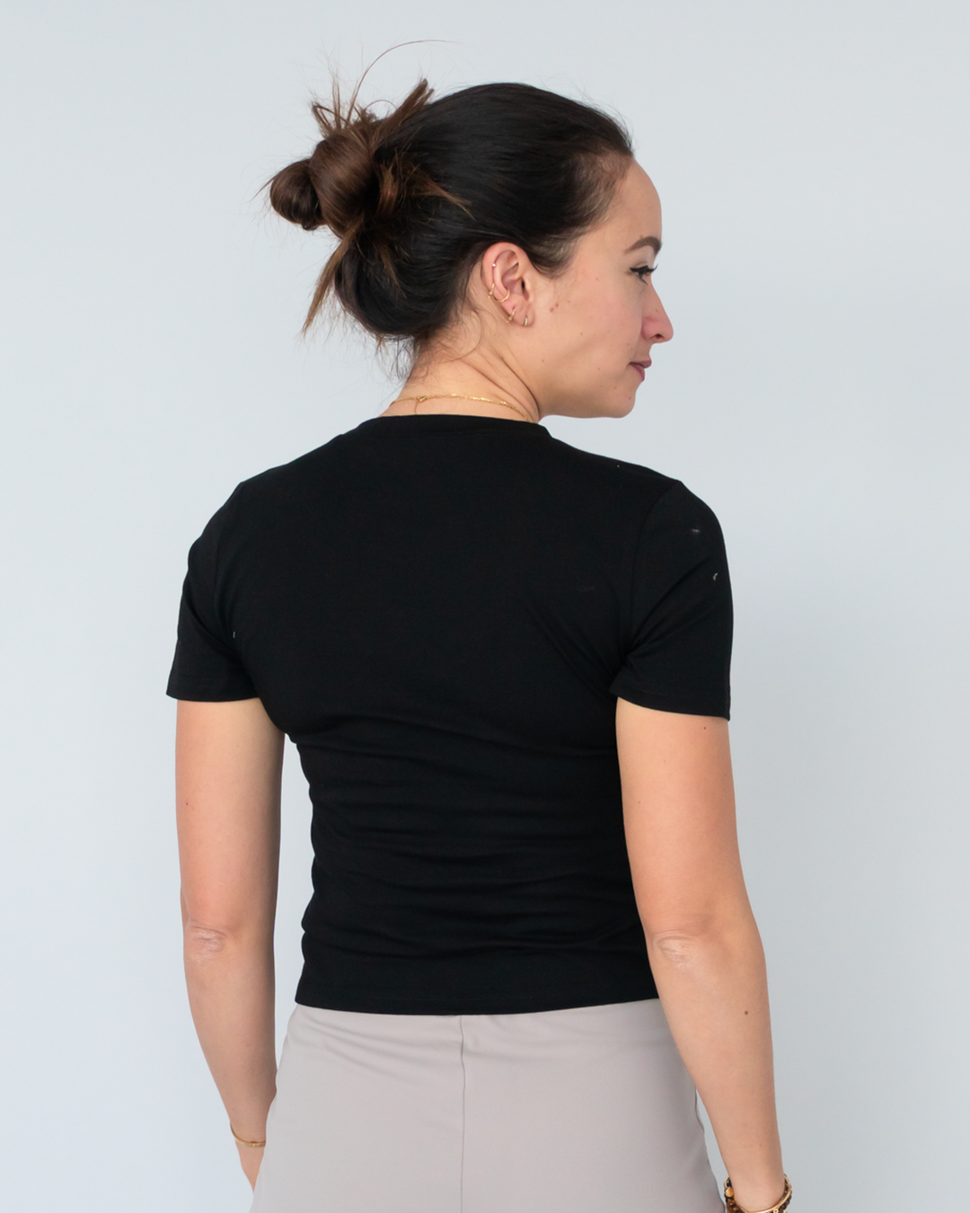 Premium Basic Cropped Shirt