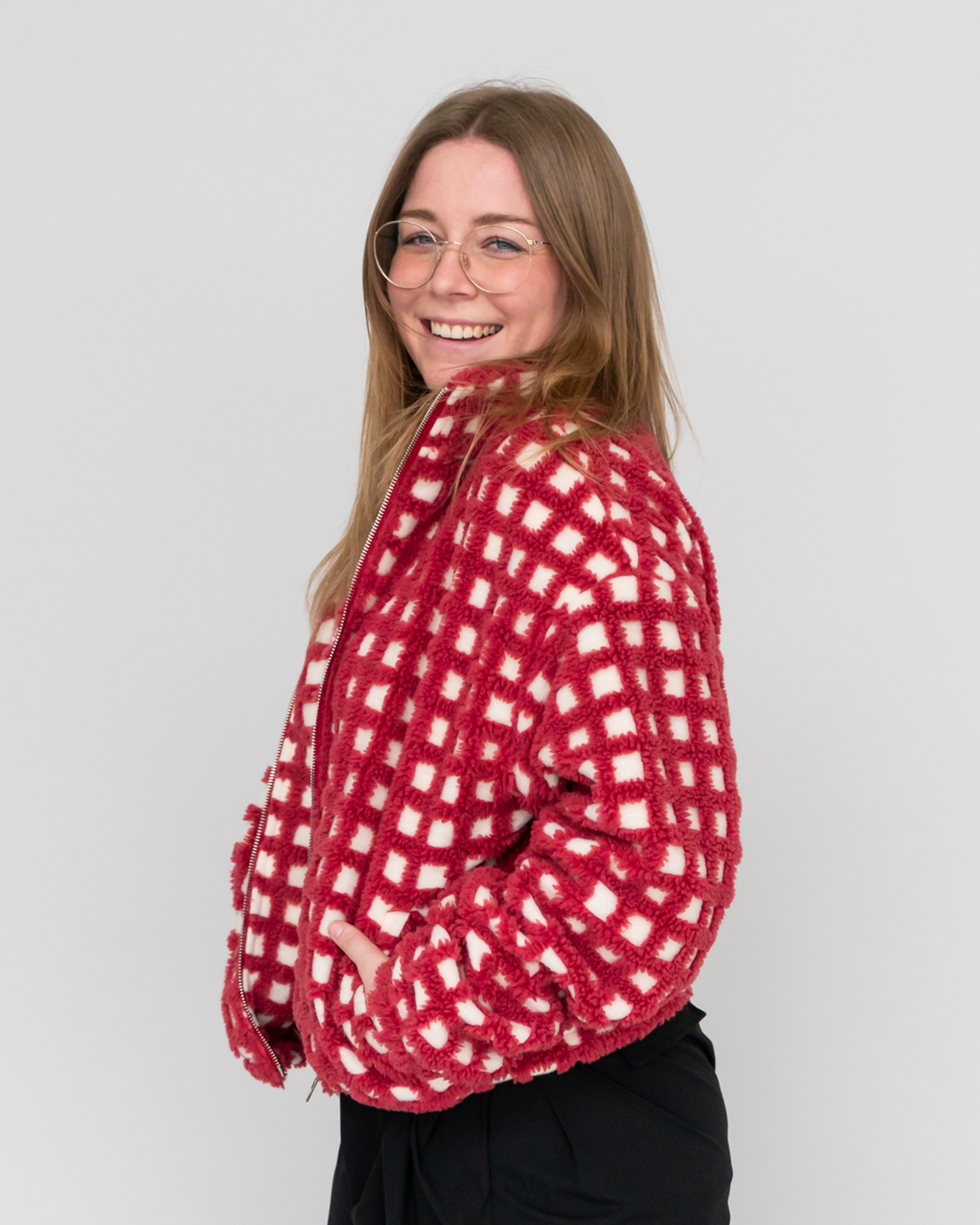 Teddy Übergangsjacke (Cropped)