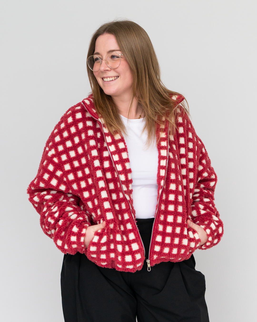 Teddy Übergangsjacke (Cropped)