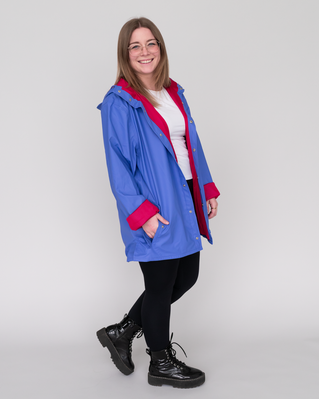 Regenjacke (mit Kapuze)