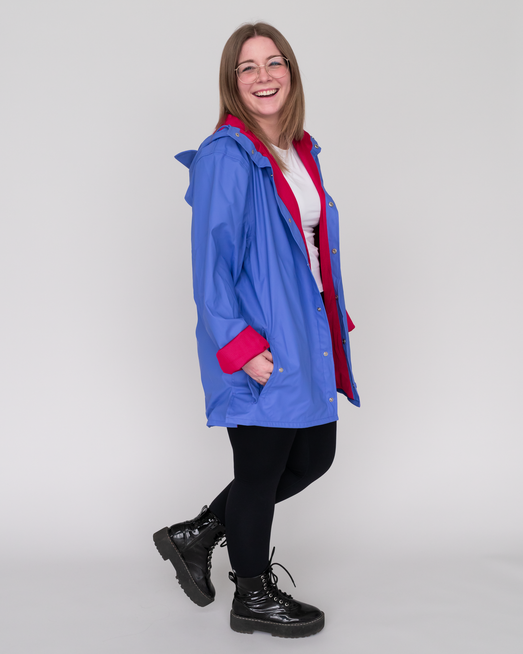 Regenjacke (mit Kapuze)