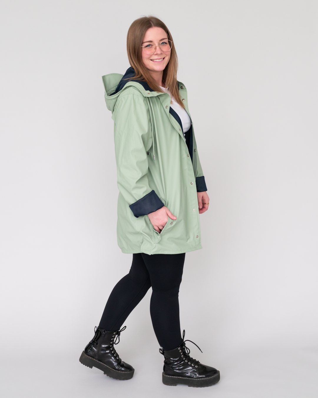 Regenjacke (mit Kapuze)