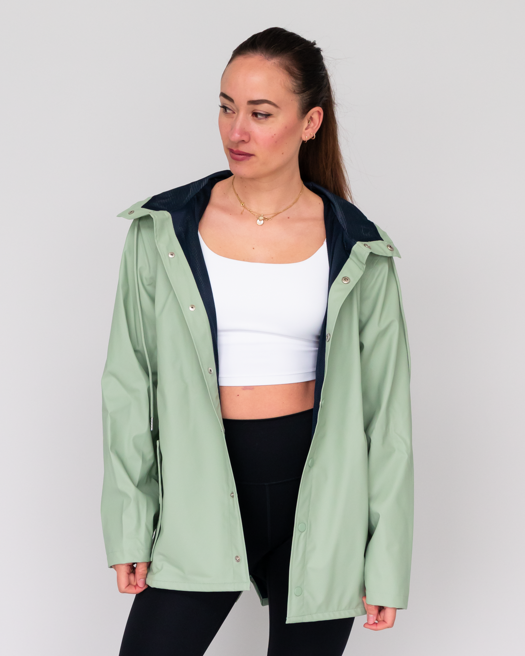 Regenjacke (mit Kapuze)