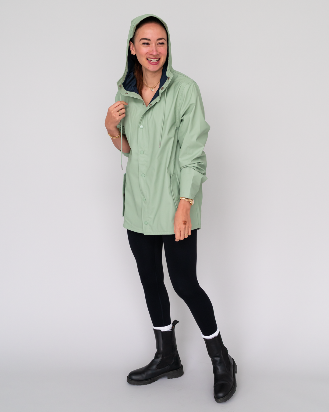 Regenjacke (mit Kapuze)