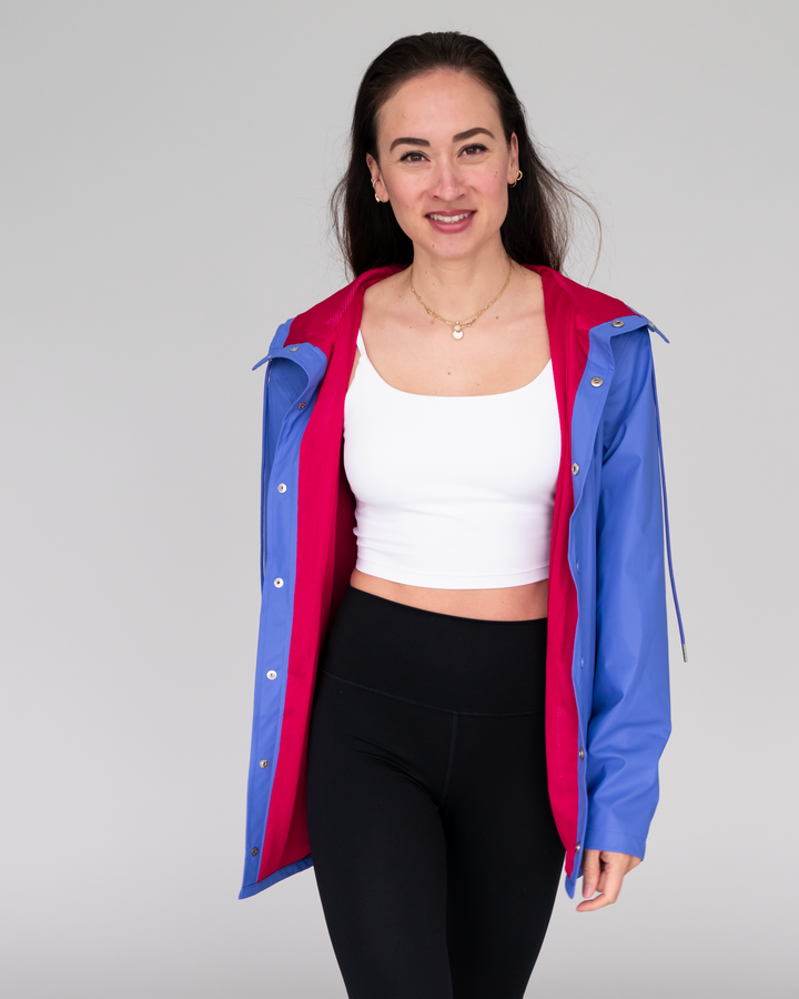 Regenjacke (mit Kapuze)