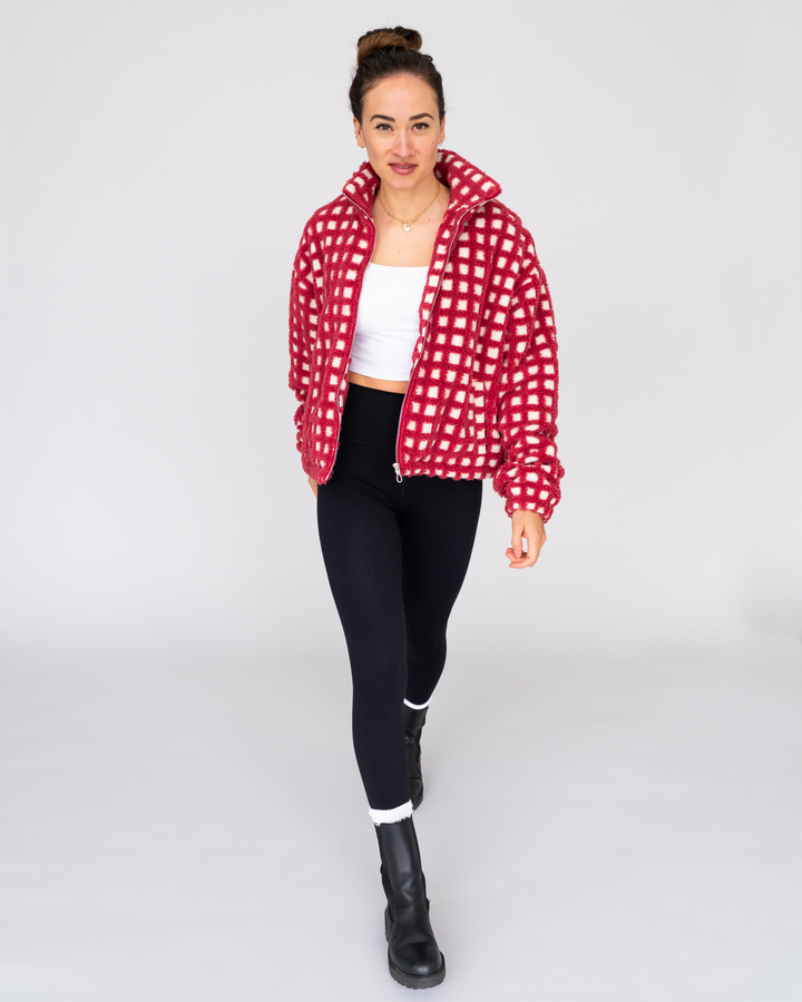 Teddy Übergangsjacke (Cropped)