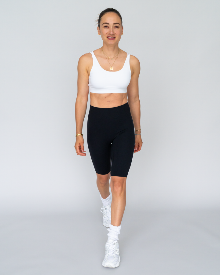 Performance Laser Cut Long Shorts (seamless)