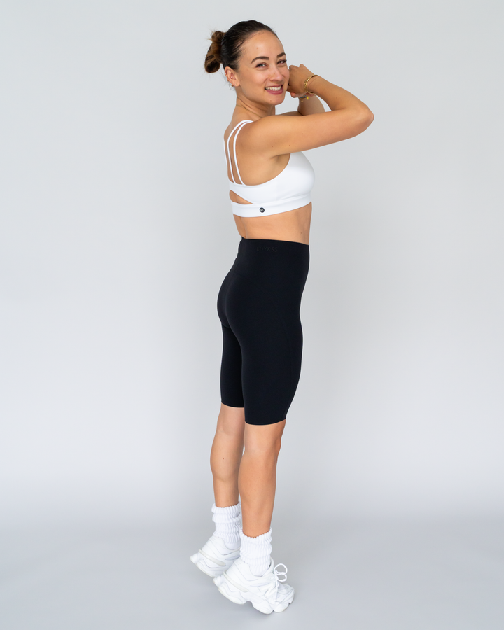Performance Laser Cut Long Shorts (seamless)