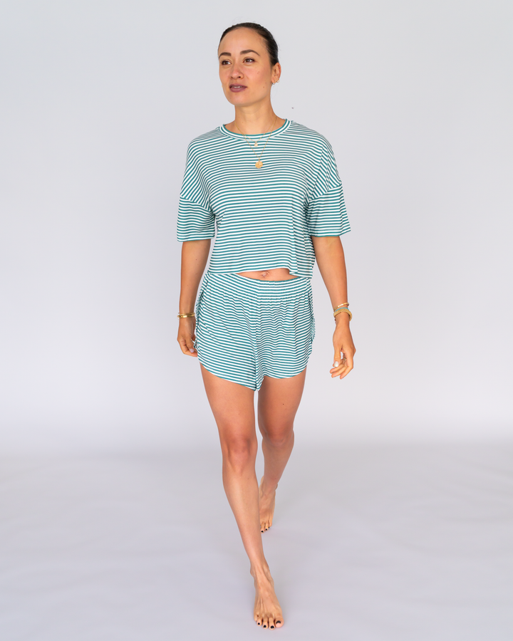 Soft Touch Bambus Cropped Pyjama