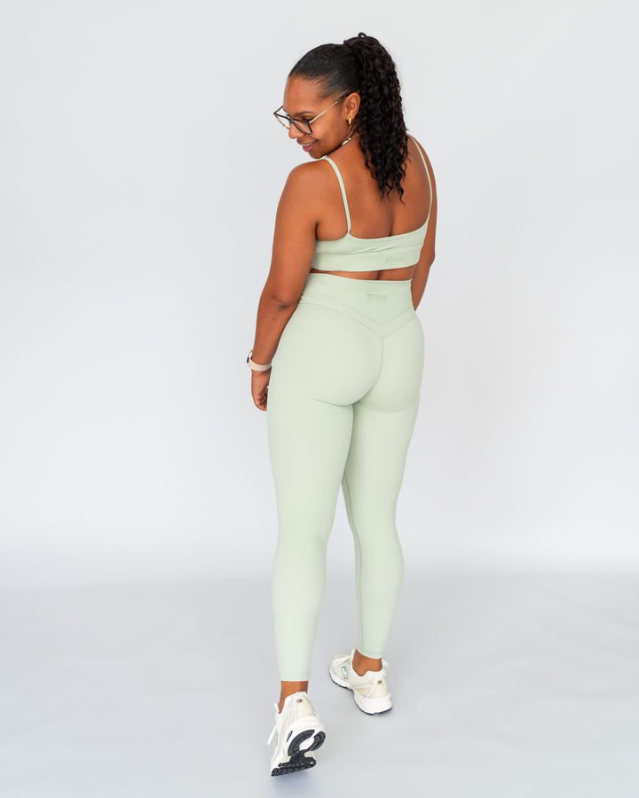 Set Second Skin Open Back Light Sport-BH + Leggings