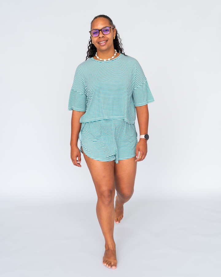 Soft Touch Bambus Cropped Pyjama