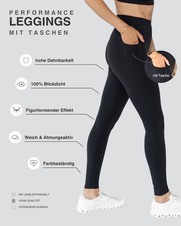 Performance Leggings (mit Taschen)