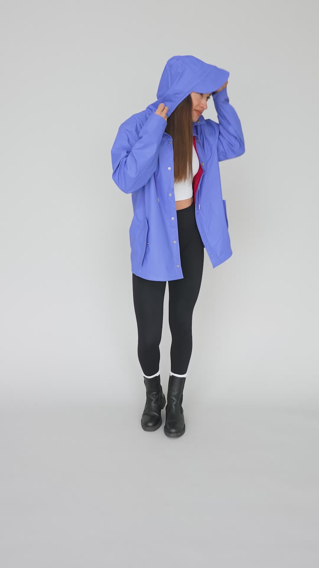 Regenjacke (mit Kapuze)