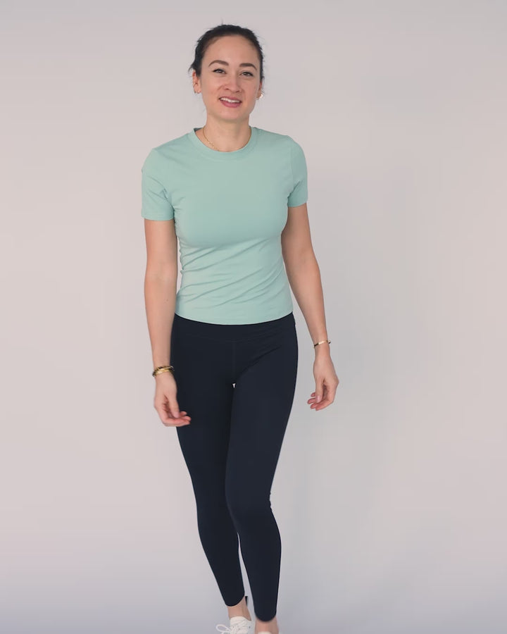 Premium Basic Cropped Shirt