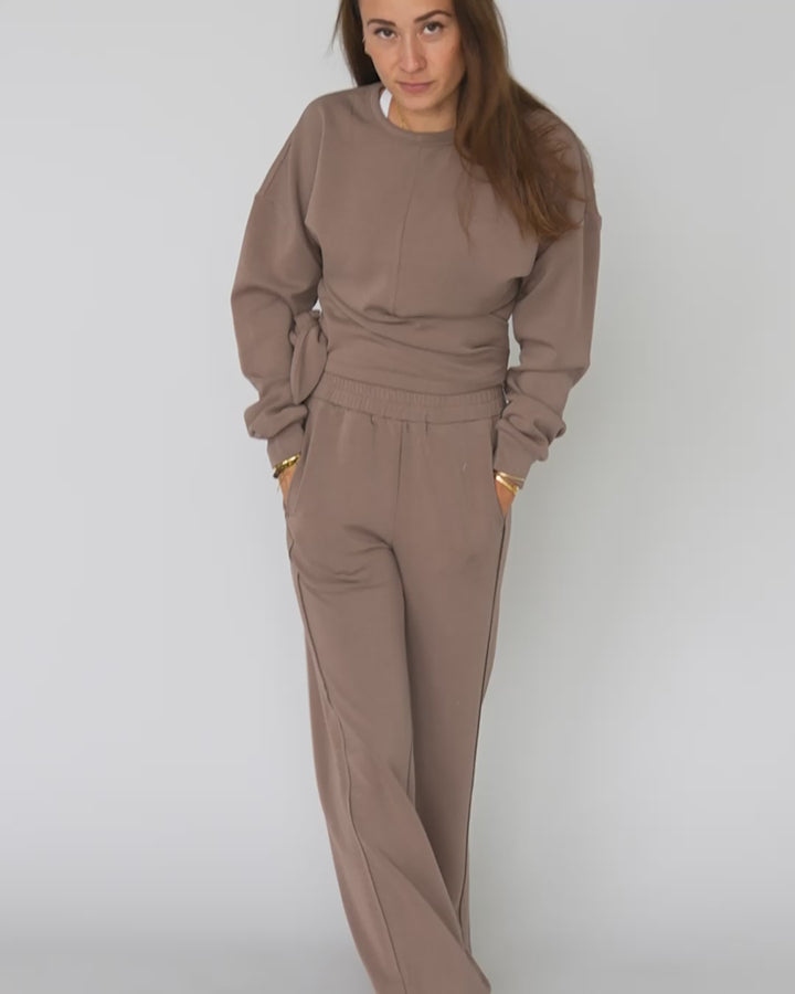 Butter Soft Modal Cropped Pullover (zum binden)