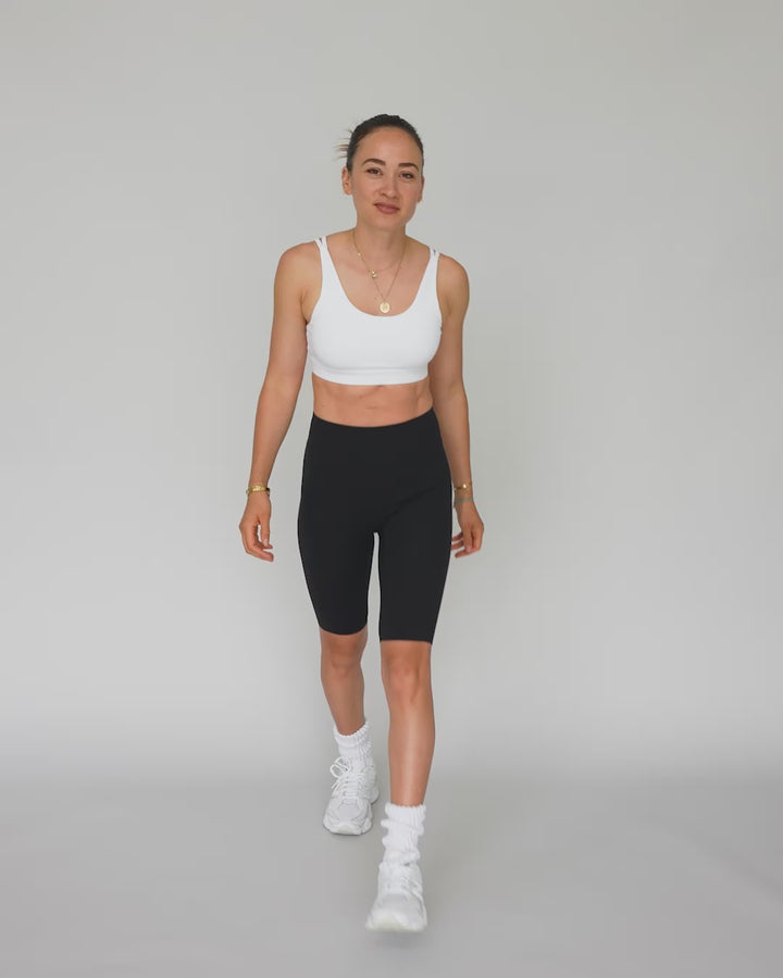 Performance Laser Cut Long Shorts (seamless)