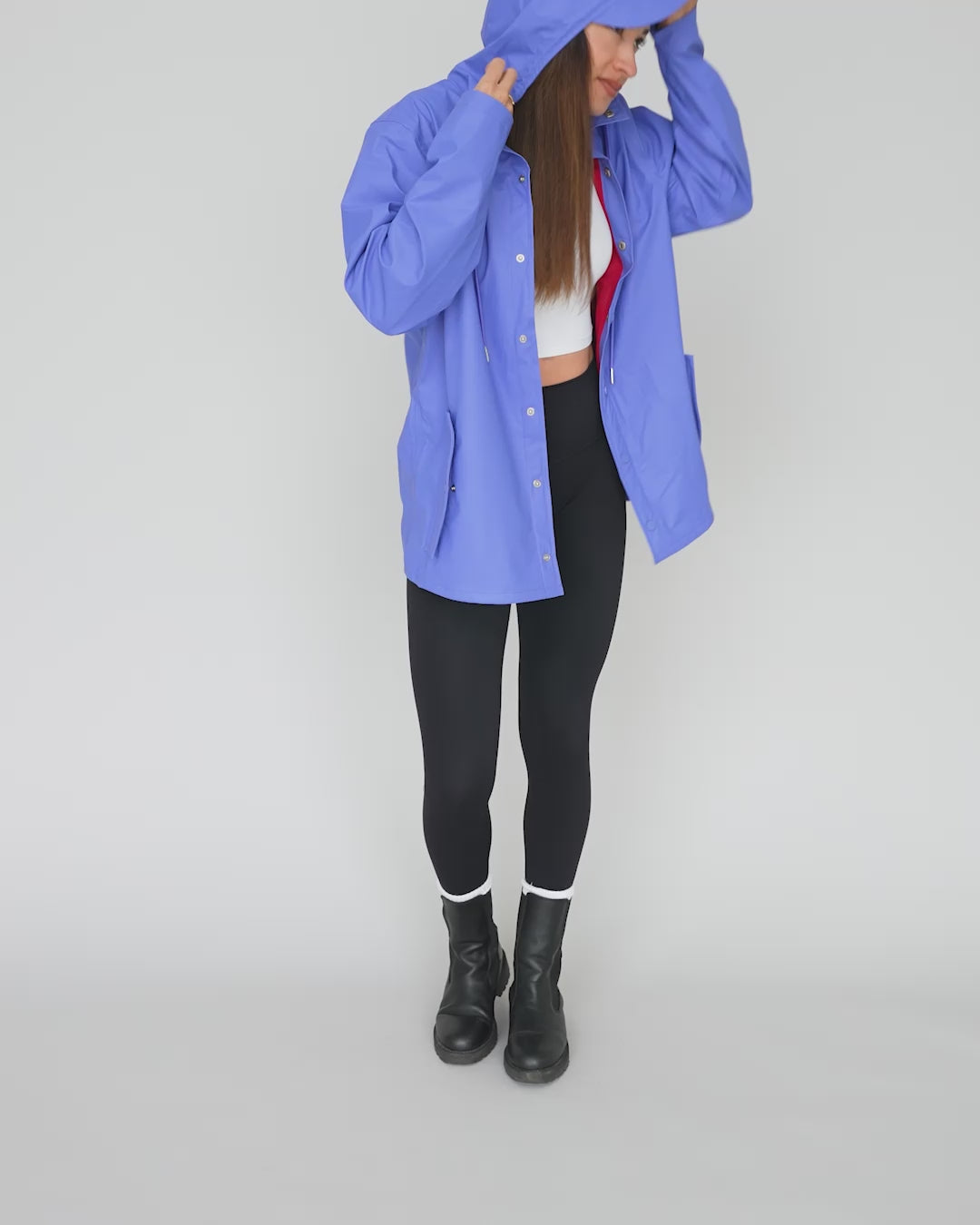 Regenjacke (mit Kapuze)