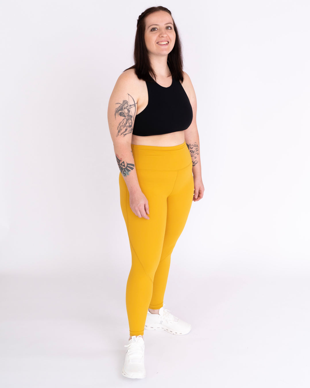 Sportleggings "Maggy light" gelb Ganzkörper