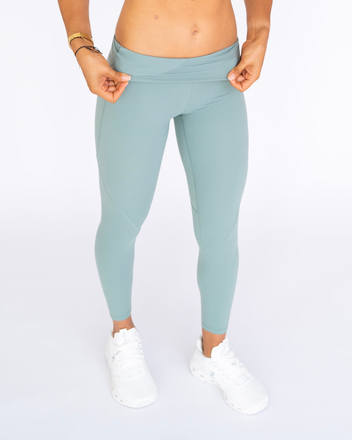 Sportleggings "Maggy light" türkis Bund