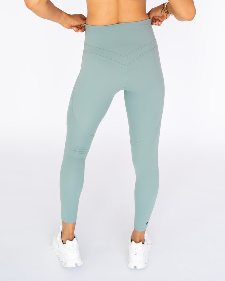 Sportleggings "Maggy light" türkis Rückseite