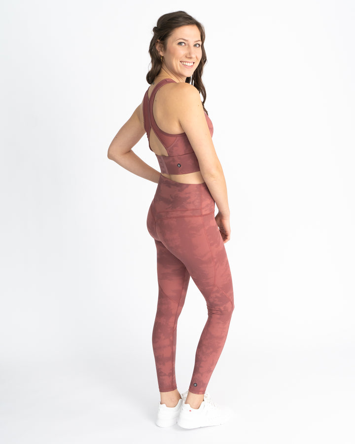 Sportleggings "Maggy" rot Rückblickend