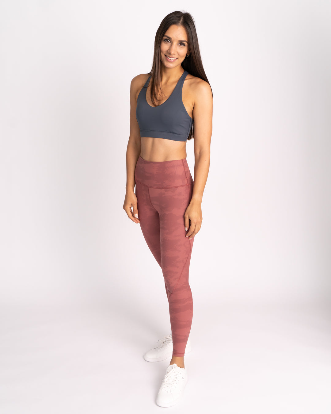 Sportleggings "Maggy" rot seitlich