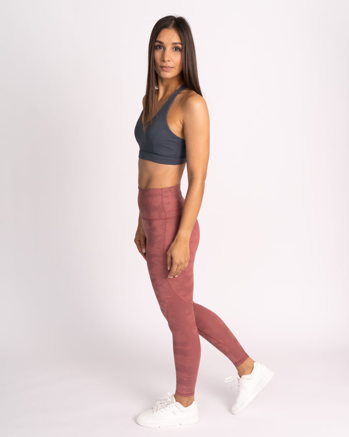 Sporttights "Maggy" rot seitlich