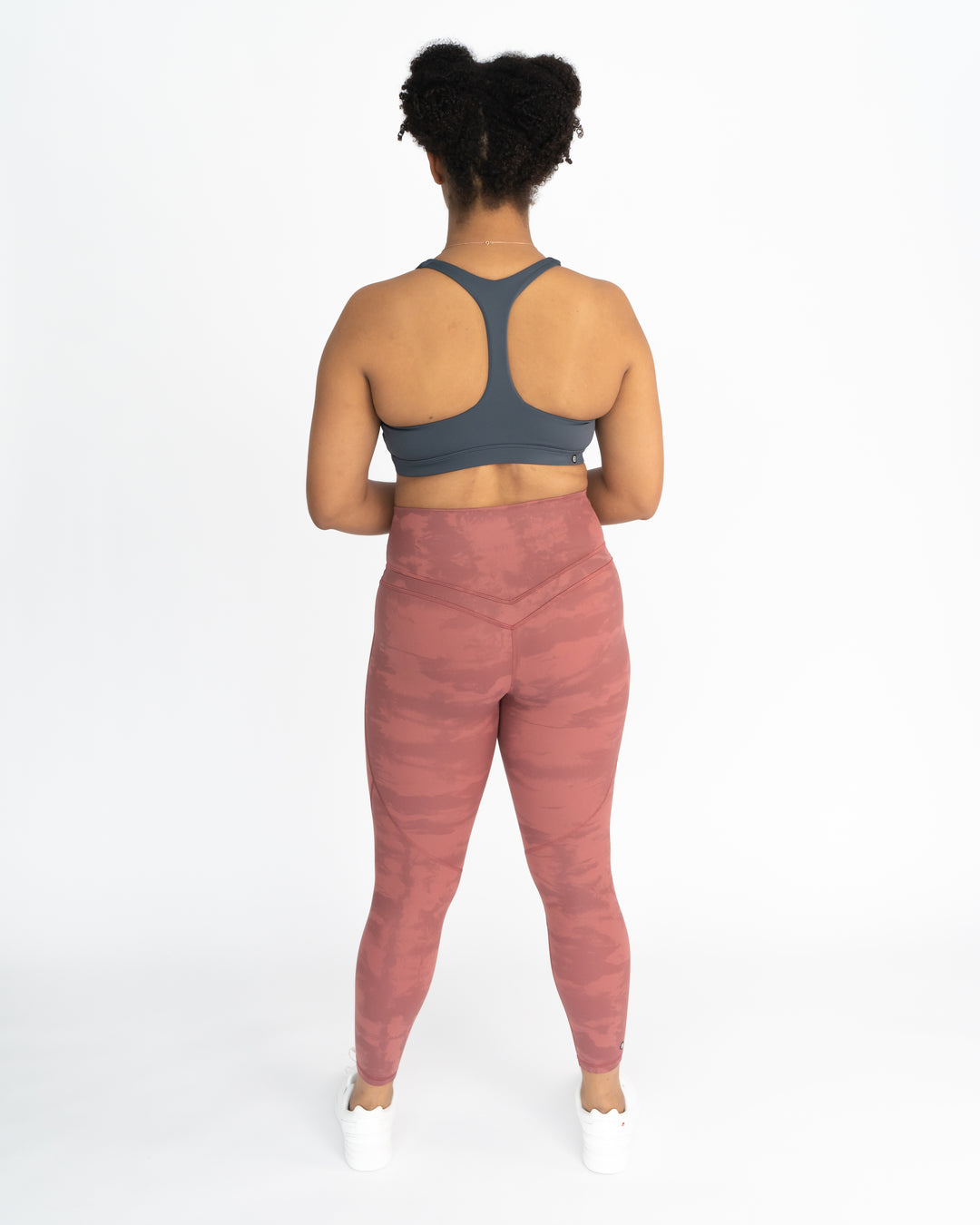 Sportleggings "Maggy" rot von hinten