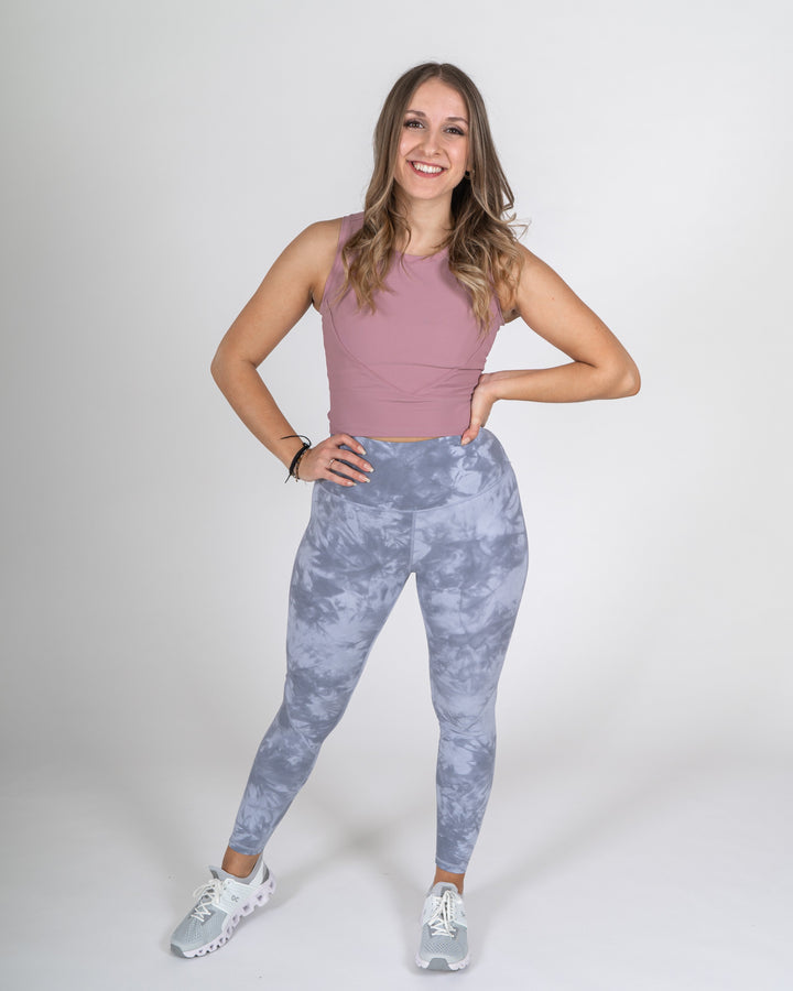 Sportleggings "Maggy" hellblau Ganzkörper