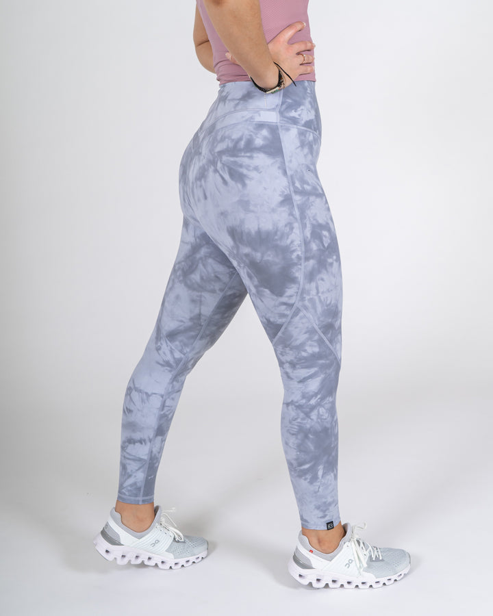 Sportleggings "Maggy" hellblau hinten Seite Schritt