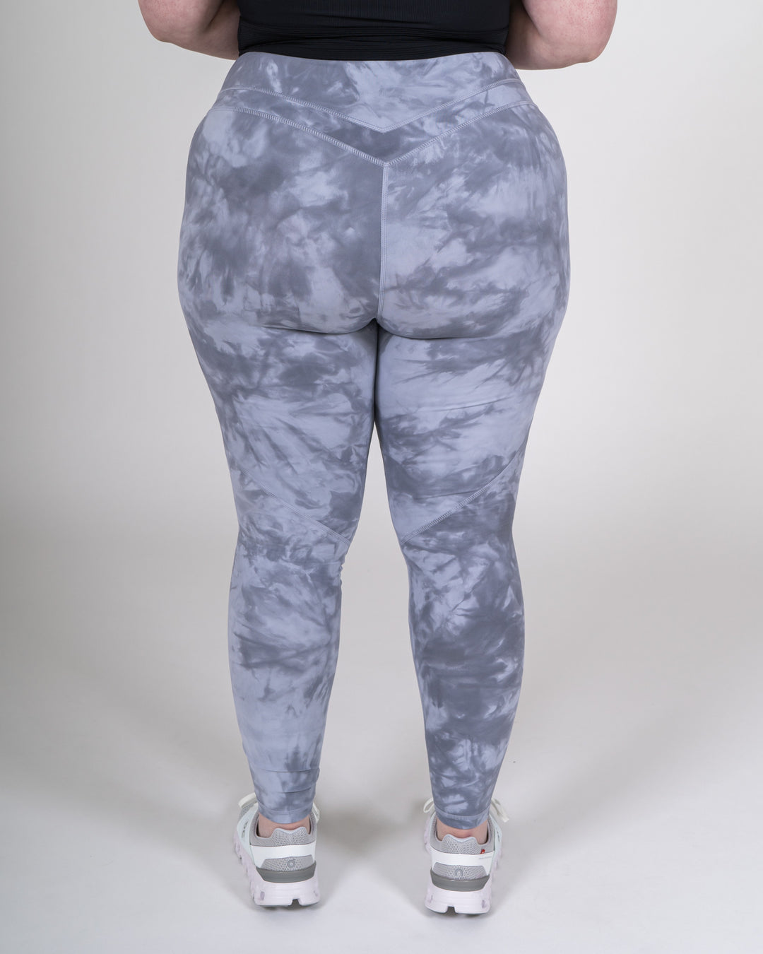 Sportleggings "Maggy" hellblau von hinten